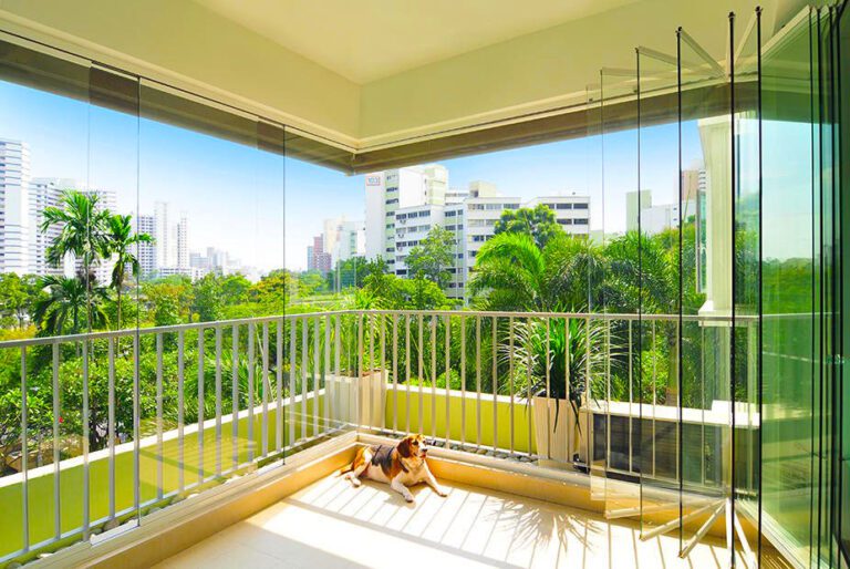 Frameless Bifold Sydney Glass Curtains